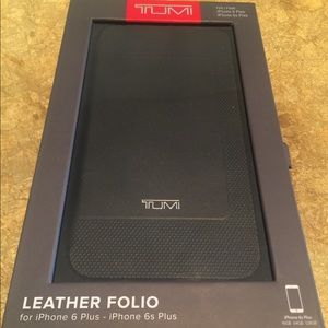 Tumi Premium Leather Wallet iPhone 6 Plus 6s Plus